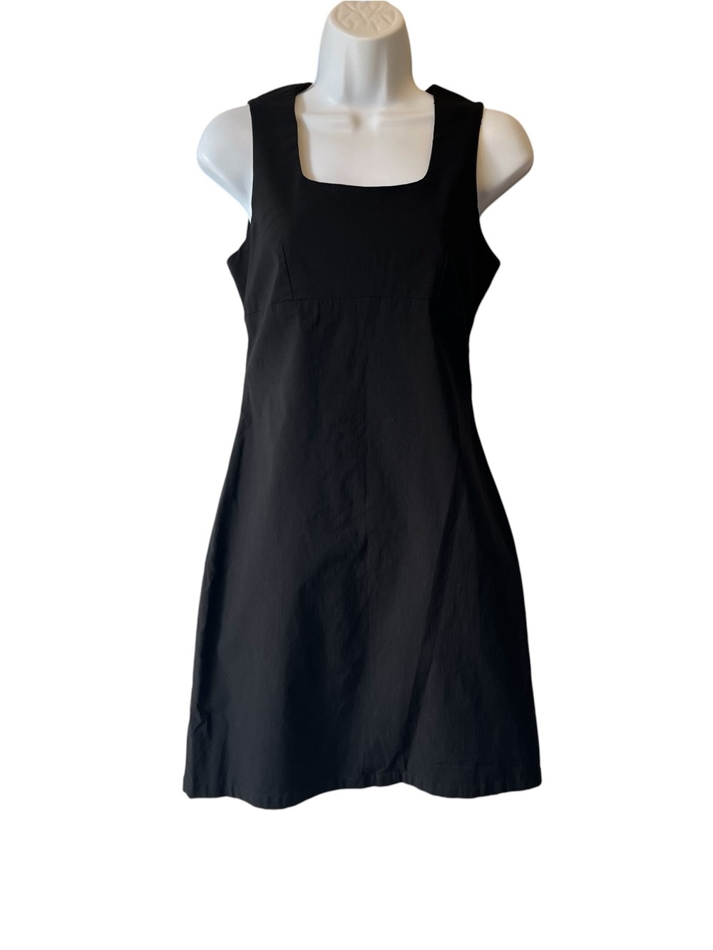 Polo Ralph Lauren Classic sheath dress 6 LBD Black Sleeveless Knee length Rayon